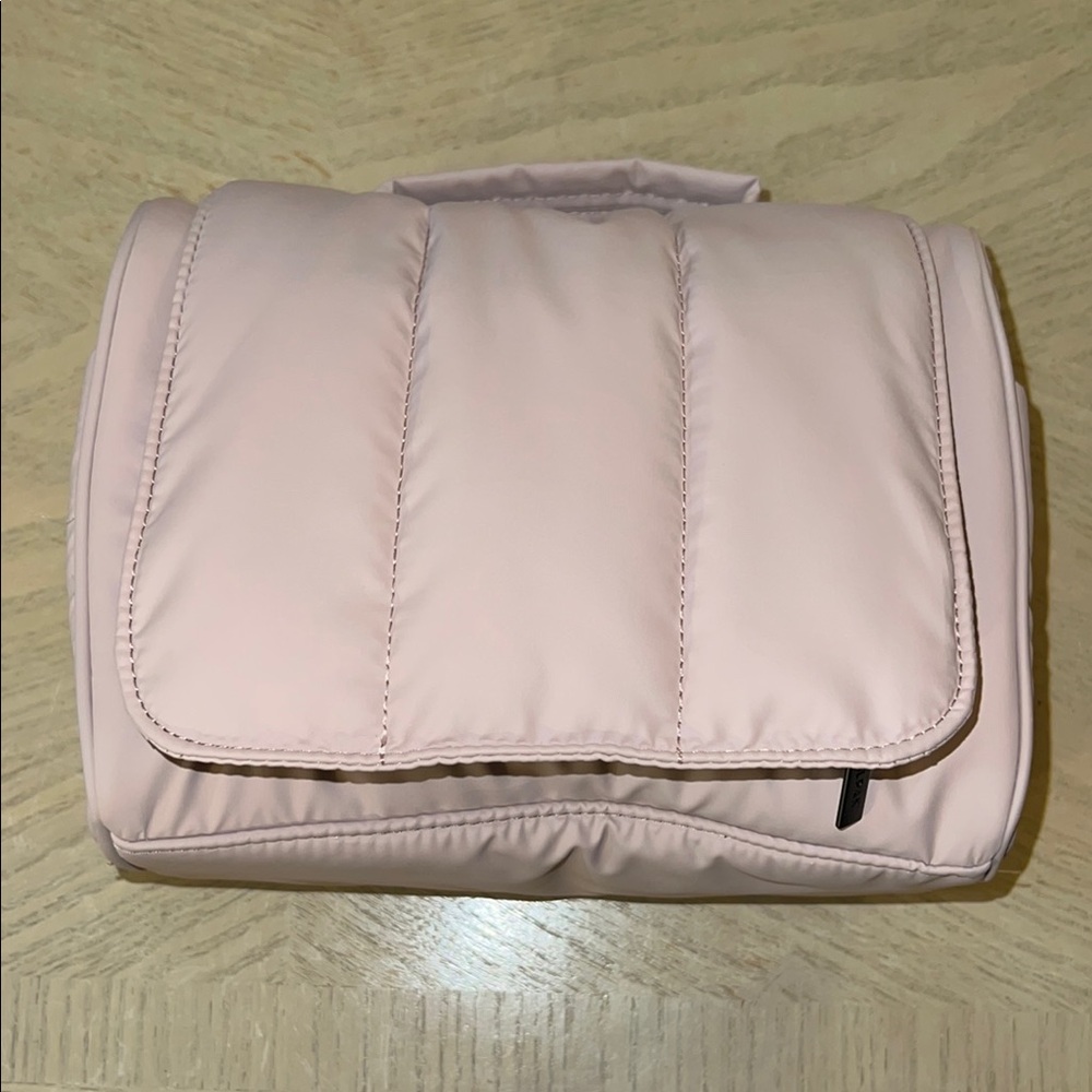 CALPAK Luka Hanging Toiletry Bag in Rose Quartz